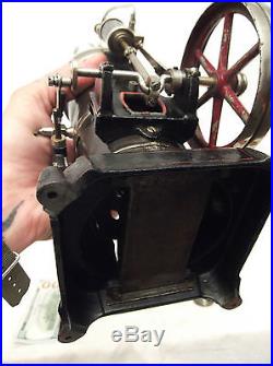 Old Antique LARGE Live Steam Engine BING early 1900's Dampfmaschine NEVER FIRED