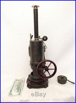 Old Antique LARGE Live Steam Engine BING early 1900's Dampfmaschine Runs well