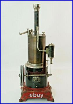 Old Standing Falk-Dampfmaschine, Tin Toy Not Complete (1X33)