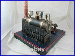 Original German Made Bing Live Steam Boiler & Engine On Stand, C1920's