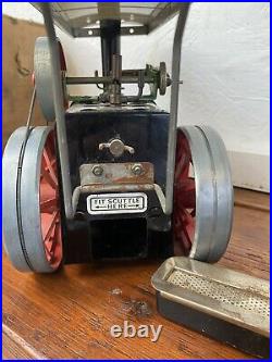Original Live Steam Mamod TE1 Traction Engine With Box And Steering Rod Toy