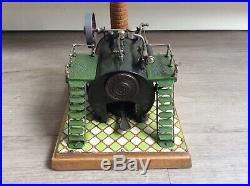 Original Steam Engine Dampfmaschine Bing plant Doll live no stuart antique toy