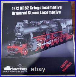 PANZERCORPS 1/72 Germany BR52 Steam Locomotive War Locomotive Plastic Model