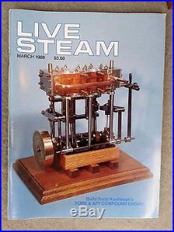 PERFECT LIVE STEAM ENGINE Stuart Twin Launch Model, Vintage Toy, plus booklets