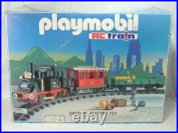Playmobil 4021 RC Train Steam Locomotive Track Set Very Good from JP