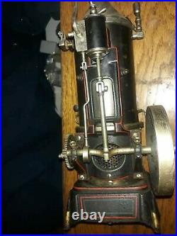 RARE! ANTIQUE DOLL VIRTICAL STEAM ENGINE ENGINE TOY NUMBER 858/p