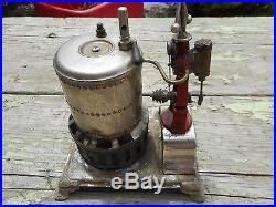 RARE ANTIQUE Vintage OLD Weeden Boiler Toy STEAM ENGINE
