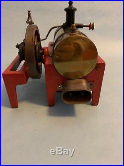 RARE ANTIQUE WEEDEN STEAM ENGINE #14 w Governor MUST SEE 1930s Electric No Cord