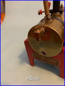 RARE ANTIQUE WEEDEN STEAM ENGINE #14 w Governor MUST SEE 1930s Electric No Cord