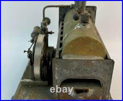 RARE Antique 1890 Weeden Tin and Brass Toy Steam Engine