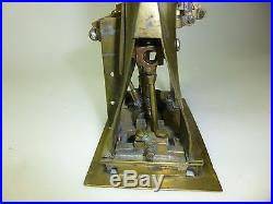 Rare Double Steam Engine Brass Brewster & Ingrahams Bristol Ct USA Toy