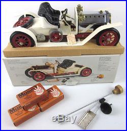 RARE vtg Mamod Steam Engine Roadster 1319 British Toy Car solid fuel pellet BOX