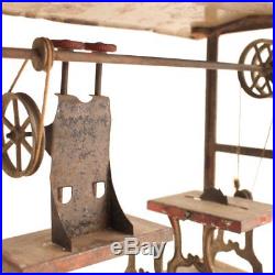 Rare Antique Toy Steam Engine Line Shaft Factory Accessories c. 1880s Working