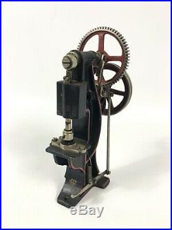 Rare BING WERKE Antique Toy Steam Engine Punch Press Accessory Marked Foot pedal