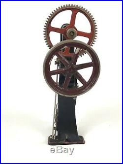 Rare BING WERKE Antique Toy Steam Engine Punch Press Accessory Marked Foot pedal