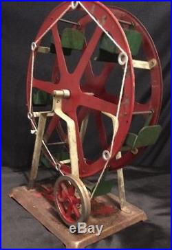 Rare Empire Steam Engine Ferris Wheel Pulley Driven Toy Vintage Accessory