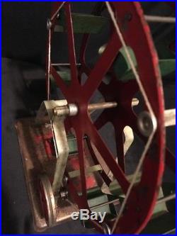 Rare Empire Steam Engine Ferris Wheel Pulley Driven Toy Vintage Accessory