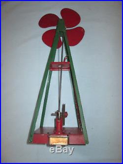 Rare Vintage Windmill with Water Pump for use with Steam Engine. Empire/Marklin