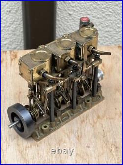 SAITO 3-cylinder steam engine hobby radio-controlled boat