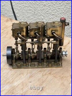 SAITO Double-Acting3-Cylinder Steam Engine Made in Japan