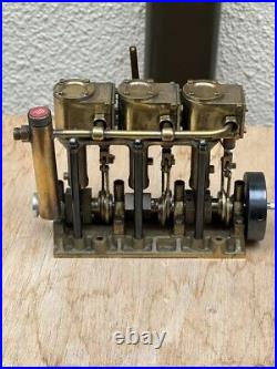 SAITO Double-Acting3-Cylinder Steam Engine Made in Japan