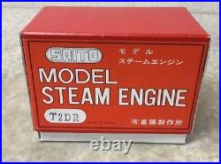 SAITO Steam engine for model ship marine boat T2DR TESTED from Japan