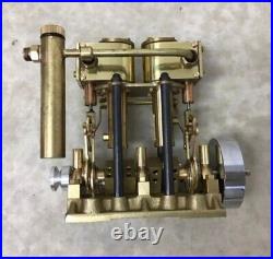 SAITO Steam engine for model ship marine boat T2DR TESTED from Japan