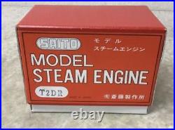 SAITO T2DR Steam engine model ship marine boat Used Operation Confirmed