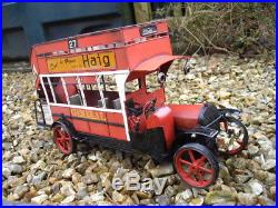 STEAM ENGINE IN VINTAGE TIN Toy Bus. PRICE LOWERED