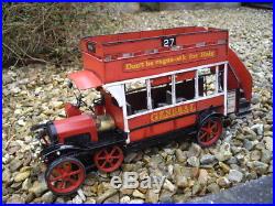 STEAM ENGINE IN VINTAGE TIN Toy Bus. PRICE LOWERED