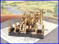 Saito Japan Y2DR BRASS LIVE STEAM ENGINE with ALL PAPERWORK
