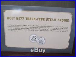 Spec Cast Holt No77 Track-Type Steam Engine 1/32 Scale ACMOC CJ305