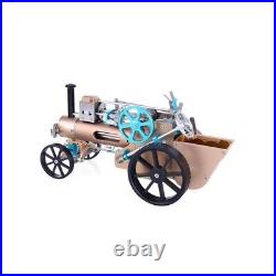 Steam Car Model Steam Engine Car Kit Steam Automobile Unassembled Toy 2023 US
