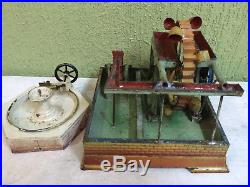 Steam Engine Driven Model Fountain Bing + Pumpstation Doll