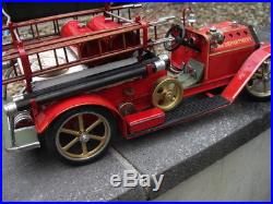 Steam Engine Fire Engine Tin Toy La France 1920 Steam Driven