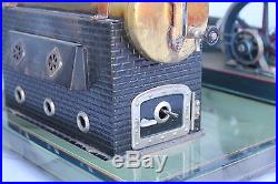Steam Engine Fleischmann 135 / 2 Tin Toy with Original Box Germany 1950s