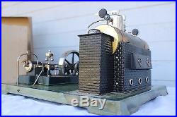 Steam Engine Fleischmann 135 / 2 Tin Toy with Original Box Germany 1950s