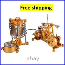 Steam Engine Model Assembly Stirling Educational Birthday Toys Gift Men/Child