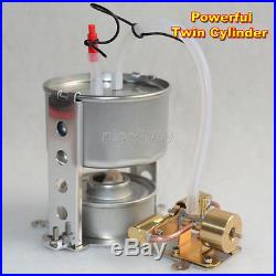 Steam Engine Model Toy with Boiler DIY Micro Marine Model Engine Motor Power Drive