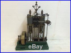 Steam Engine Motor Twin Cylinder