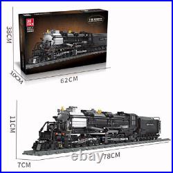 Steam Train Model Building Blocks Set for Bigboy Locomotive MOC Brick Toys Kit