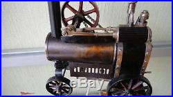 Steam engine tractor steam roll Doll & Co Germany no Marklin antique rare Bing