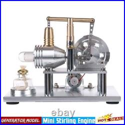Stirling Engine Model DIY Steam STEM Toy for Children Learning Science Gift