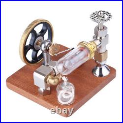 Stirling Engine Model Engine Toy Quartz Glass Metal Wood Physics Steam Power Toy