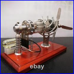 Stirling Engine Steam Motor 16 Cylinder Model Generator Quartz Educational Toy
