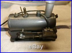 TOY ELECTRIC COMPRESSOR STEAM ENGINE Motor Drive WORKS (tested)