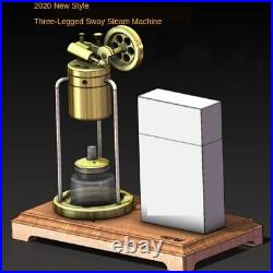 Three-Legged Sway Steam Engine Boiler Model Stirling Engine Swing Steam Machine