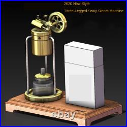 Three-Legged Sway Steam Engine Boiler Model Stirling Engine Swing Steam Machine
