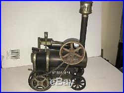 Tin Toy DC Doll Vintage Antique Steam Traction Engine Locomobile Dampfmachinen