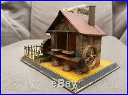 Tinplate Working Watermill Steam Engine Accessory, Germany, 1900's
